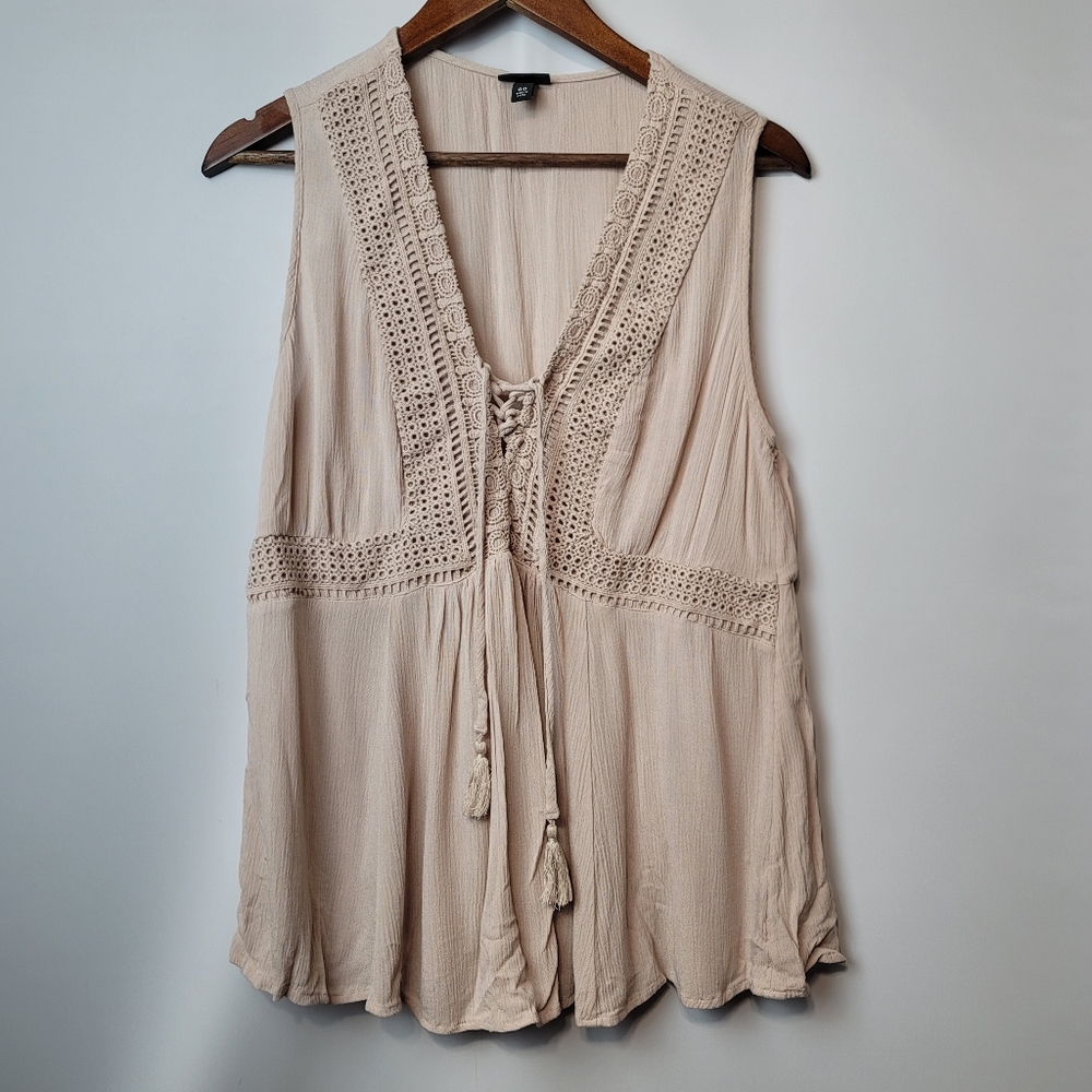 Torrid peasant style blouse